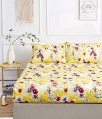 Free* and fast delivery available. Dada Bedding Radiant Sunshine Yellow Fitted Sheet W Pillow Cases Set Farmhouse Floral Hummingbirds Bright Vibrant Multi Colorful Red Flowers Cal King 3 Pieces Buy Online In Botswana At Botswana Desertcart Com Productid