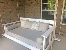 Our custom made outdoor cushion covers are not only durable but provide the utmost style and comfort as well. Teak Daybed Swing