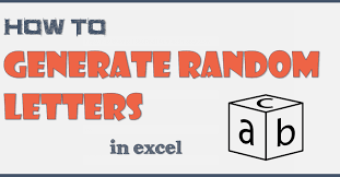 If you want to see letters in cursive, check our our cursive . Generate Random Letters Excel Formula