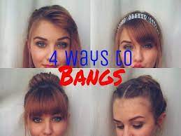 If You Have Side Swept Bangs Straight Across Fringe Or You Re Trying To Grow Your Bangs Out This Co How To Style Bangs Bangs Tutorial Styling Bangs Tutorial