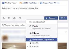 How to use the facebook acquaintances list to hide ? How To Use The Facebook Acquaintances List To Hide Annoying Updates Be Web Smart