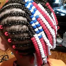 Teestylez On Instagram Flag Day Braids Kidsbraidstyles Kidsbraids Braidsandbeads Braids With Beads Natural Hairstyles For Kids Natural Hair Styles