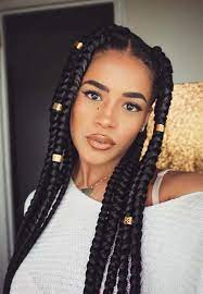 41 Best Jumbo Box Braids Hairstyles Page 4 Of 4 Stayglam Box Braids Hairstyles Jumbo Box Braids Medium Box Braids