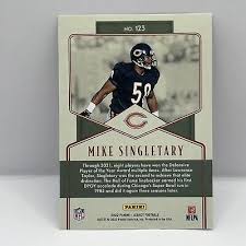 2022 Panini Legacy Football Mike Singletary Base Legends #123 Chicago Bears