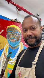 Now showcasing the finished painting