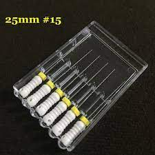 10 Packs Dental K Files 25mm 15 Stainless Steel Endo Root Canal Hand Files Shaind2014 Root Canal Dental Dental Adhesive