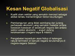 Kegiatan finansial, produksi, perdagangan yang kelak berpengaruh pada hubungan antar bangsa dan hubungan antar individu. Globalisasi