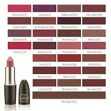صوره توضيحيه لدرجات ارواج ليف مات المجموعه الأولى السعر 55 ريال نعومي الخليج ماركه ميك اب malabo velvet teddy castries