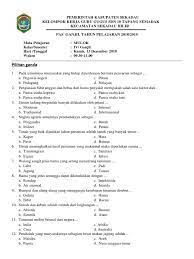 Download rpp plbj kelas 4. Ulangan Mulok Kls 4