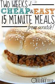 60+ best dinner ideas for two for the most romantic date night. 2 Weeks Of Cheap And Easy 15 Minute Meals From Scratch The Busy Budgeter