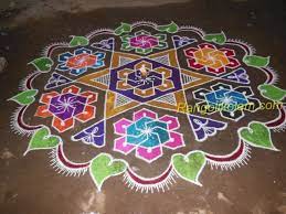 Pongal kolam #easy rangoli #9 pulli kolam #apartment rangoli #simple flower kolam #creative rangoli 9×3×3 straight dots rangoli. Margazhi Kolam 23 Pulli 12 In Between Dots Margazhi Flower Kolam 23 12 Dots Kolam Rangoli Designs Images Beautiful Rangoli Designs Rangoli Designs With Dots