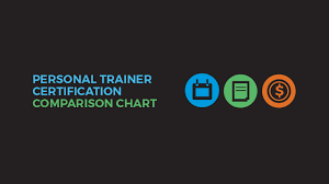 personal trainer accreditation comparison of certification