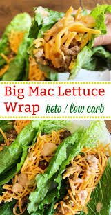 Big Macs Are Ok On A Keto Low Carb Diet If You Leave Off The Bun And Make A Lettuce Wrap Here S A Hea Ketogenic Diet Meal Plan Ketogenic Recipes No