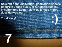 Jeans Kurzen Originalrand Erhalten Ohne Schere Zu Verwenden Jeans Nadel Und Faden Nahtipps