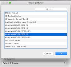 Download software konica bizhub c652 printer. Installing The Lpd Printer On Your Mac Part 2 Simple It Requests