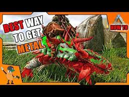 Best Way To Get Metal In Ark Beginners Guide To Ark How To Ark Youtube