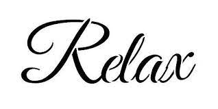 Choose from over a million free vectors, clipart graphics, vector art images, design templates, and illustrations created by artists worldwide! Relax Stencil By Studior12 Elegant Script Word Art Small 11 X 5 Re Studior12 Stencils