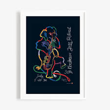 Founded in 1967 and rooted in jazz, the festival today features artists from all musical styles. Poster Rolf Knie 1996 Montreux Jazz Shop