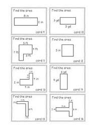 Area And Perimeter Math Center 4 50 Includes 24 Game Cards 8 Perimeter 8 Area And 8 Mixed Word Problems A Gam Math Centers Homeschool Math Learning Math