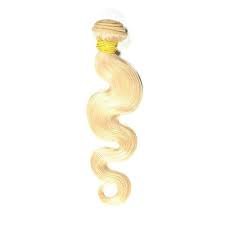 Our super premium blonde hair extensions can be colored and styled to perfection. Blonde Brazilian Body Wave Luxplatinum Extensions
