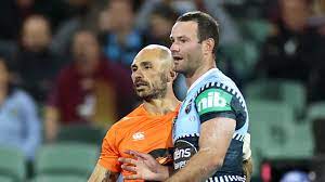 Boyd cordner of the blues is assisted by a trainer after a head knock (getty). Nrl News 2020 State Of Origin Boyd Cordner Head Injury Nsw Blues Formal Warning Team News