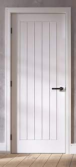 A solid wood door not only allows for easy movement but also creates a buffer for noise. Mexicana Internal White Doors