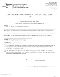 Section 5.204 of the boc specifies the procedure to be followed when a registered agent of a filing. How To Resign As Registered Agent For New York Llc Or Corporation