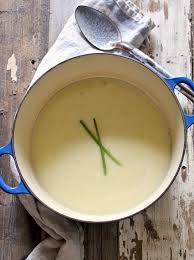 Potato Leek Soup Classic French Soup Inspired By Julia Child With Potatoes Leeks Chicken Stock And A Little Cream Thehung Leek Soup Potato Leek Soup Leeks