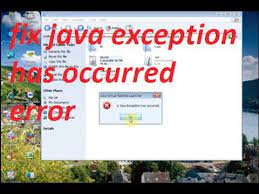 In the video i will be showing how to fix the error a java exception has occured in minecraft for the latest version.hope it works for everyone donate so. Fix Java Exception Has Occurred Error Youtube