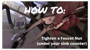If your mounting nuts or the nuts that basically holding the faucet is dirty then take the toothbrush and clean it. How To Tighten 1 1 2 Faucet Nut Easy With Needle Nose Vice Grips Youtube