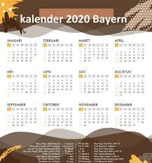 Alle ferienkalender kostenlos als pdf, mit feiertagen. Kalender 2020 Xls Bayern