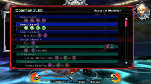 It can be used for various purposes such. Command List Blazblue Cross Tag Battle Interface In Game