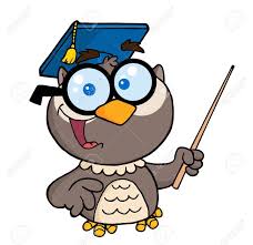 Owl Teacher Cartoon Character With Graduate Cap ,Pointer Royalty Free SVG,  Cliparts, Vectors, and Stock Illustration. Image 9634082.