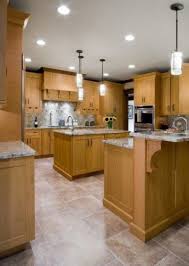 natural maple cabinets and wood floor