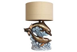 Ceramic Dolphin Lamp Dolphins Lamp Ceramics