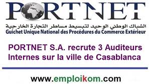 Portnet S A Recrute 3 Auditeurs Internes Sur La Ville De Casablanca Dans Le Cadre De Son Expansion La Societe P Casablanca The Expanse Ville