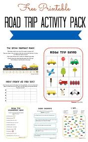 Free Road Trip Activity Pack Playdough To Plato Travel Activities Road Trip Activities Road Trip With Kids
