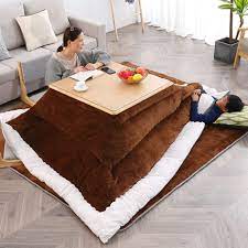 Amazon.com: Kotatsu Heating Table Set Japanese Style Stove Floor Desk,Bed  Laptop Tatami Coffee Tea Window Low Tables,Breakfast in Bed Serving Tray  Table,for Reception Room/Office,Table+Quilt+Carpet+Heater (Color : Home &  Kitchen