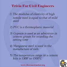 Engineering trivia for the young ang and the young at heart! Brush Up Your The Constructor Civil Engineering Home Facebook