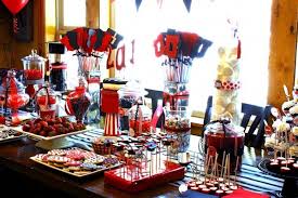 Right Side Table 600x401 Jpg 600 401 Nursing Graduation Party Dessert Table Graduation Graduation Party