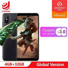 Global Version Xiaomi Mi A2 4gb Ram 32gb Rom Android One 5 99 Full Screen Snapdragon 660 Ai Dual Camera Mia2 Cellphone Review Android One Xiaomi 64gb