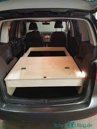 Vw Touran Umbau Kofferraumkiste Vw Touran Volkswagen Touran Camping Ausbau