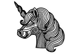 Download Intricate Unicorn Head Svg Cut File By Creative Fabrica Crafts Creative Fabrica PSD Mockup Templates