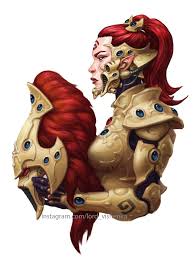 Howling Banshee Profile By Sokil Su Deviantart Com On Deviantart Warhammer 40k Artwork Warhammer Eldar Warhammer