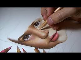 Rose pencil painting hd image. How I Draw A Face With Color Pencils Part 1 Youtube