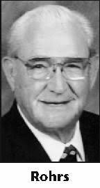 DONALD ROHRS Obituary (1922