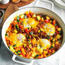 Summer Breakfast Skillet Recipe Summer Breakfast Breakfast Skillet Breakfast Skillet Recipes