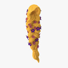 Rapunzel Wig 02 3d Model Ad Wig Rapunzel Model Rapunzel Wig Aesthetic Template 3d Model