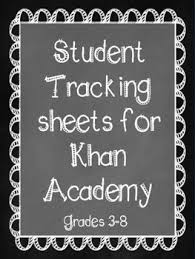 Sticker Chart For Khan Academy This Can Be Used To Give To Students To Track Their Own Progress On Khan Academy Inclu Khan Academy Sticker Chart Kahn Academy