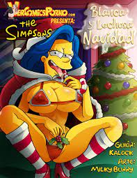 Blanca y Lechosa Navidad - Simpsons - ChoChoX.com